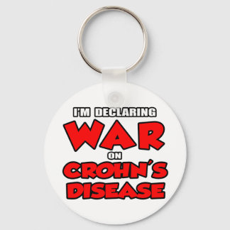 Porte-clés Je déclare la guerre à la maladie de Crohn
