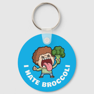 Porte-clés Je déteste le brocoli
