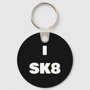 Porte-clés Je fais du skate ! T-shirt de skateboard pour garç