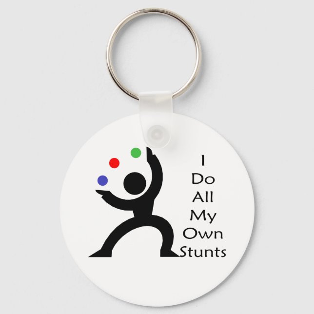 Porte-clés Je Fais Tous Mes Propres Têtes (Recto)
