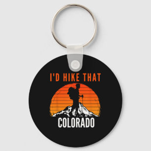 Porte-clés Je ferais cette randonnée Colorado Sunset Mountain