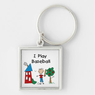 Porte-clés Je Joue Au Baseball