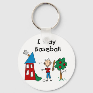 Porte-clés Je Joue Au Baseball