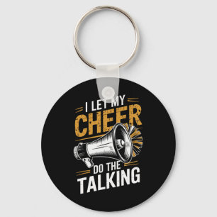 Porte-clés Je laisse mes encouragements parler Cheerleading D