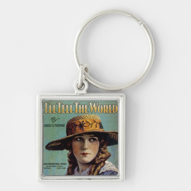 Porte-clés Je le dirai au monde (Devant)