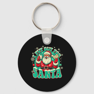 Porte-clés Je me suis mis à disposition pour le Père Noël Drô