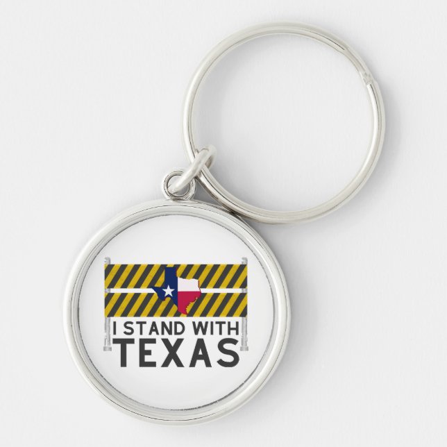 Porte-clés Je Me Trouve Avec Le Texas (Devant)