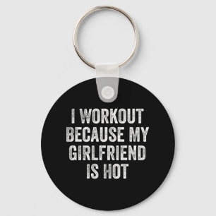 Porte-clés Je M'Entraîne Parce Que Ma Fille Est Hot Gym Bodyb