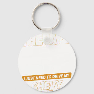 Porte-clés JE N'AI PAS BESOIN DE THÉRAPIE Chevrolet C10 Silve
