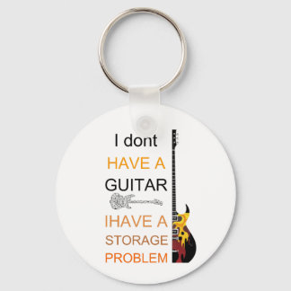Porte-clés je n'ai pas un problème de guitare j'ai un problèm