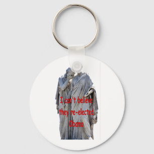 PORTE-CLÉS JE N'ARRIVE PAS À CROIRE QU'ILS ONT RÉÉLU OBAMA