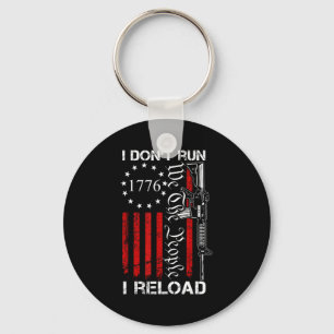 Porte-clés Je ne cours pas, je recharge - Usa We The People A