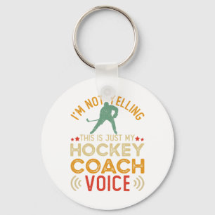 Porte-clés Je Ne Crie Pas C'est Juste Ma Voix De Coach De Hoc