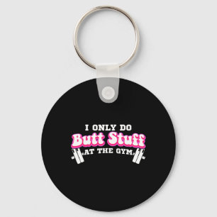 Porte-clés Je Ne Fais Que Des Stups Au Gym Funny Bubble Mais