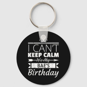 Porte-clés Je ne peux pas rester calme, c'est l'anniversaire