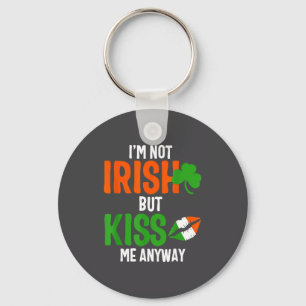 Porte-clés Je ne suis pas Irlandais mais embrassez-moi quand