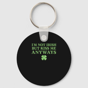 Porte-clés Je ne suis pas irlandais mais je m'embrasse quand