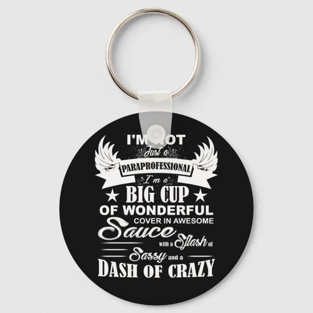 Porte-clés Je ne suis pas seulement un paraprofessionnel, je  (Recto)