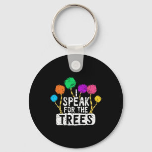 Porte-clés Je parle pour le Jour des terres des arbres Save E