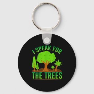 Porte-clés Je parle pour les arbres _1