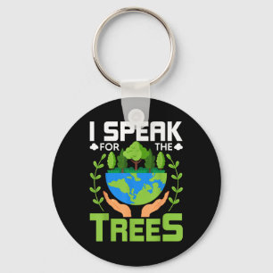Porte-clés Je parle pour les arbres - Protection de l'environ