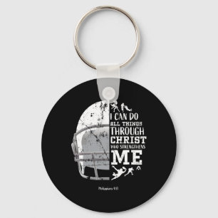 Porte-clés Je peux faire toutes choses par Christ Football Ph