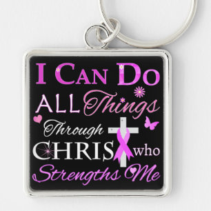 PORTE-CLÉS JE PEUX FAIRE TOUTES LES CHOSES PAR LE CHRIST