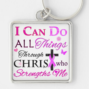 PORTE-CLÉS JE PEUX FAIRE TOUTES LES CHOSES PAR LE CHRIST
