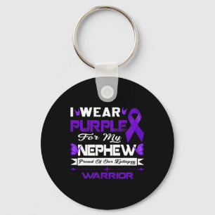Porte-clés Je Porte Du Purple Pour Ma Fière Népalaise De Notr