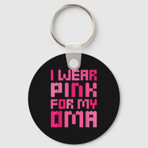 Porte-clés Je Porte Du Rose Pour Mon Oma Block Building Boys