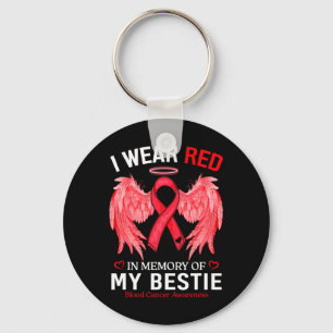 Porte-clés Je porte du rouge en mémoire de la sensibilisation