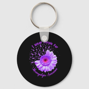 Porte-clés Je Porte Du Violet Pour Survivant De Sensibilisati