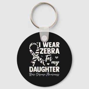 Porte-clés Je Porte Du Zèbre Pour Ma Fille Des Défenseurs De