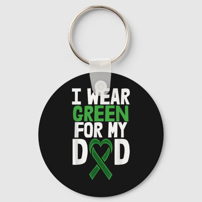 Porte-clés Je Porte La Stigmatisation Du Père Vert Tee - shir (Recto)