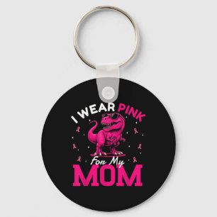 Porte-clés Je Porte Le Rose Pour Ma Maman Din De Sensibilisat