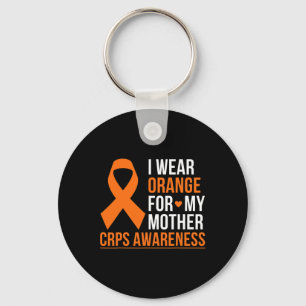 Porte-clés Je Porte Orange Pour Ma Mère Rsd Crps Sensibilisat