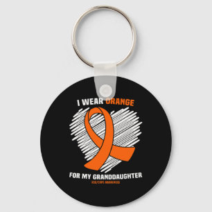 Porte-clés Je Porte Orange Pour Ma Petite-Fille Rsdcrps