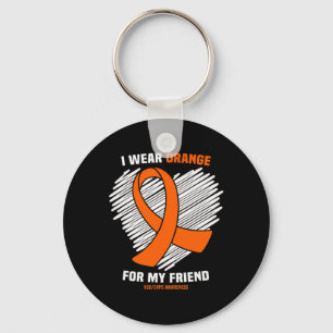 Porte-clés Je Porte Orange Pour Mon Ami Rsdcrps Sensibilisati
