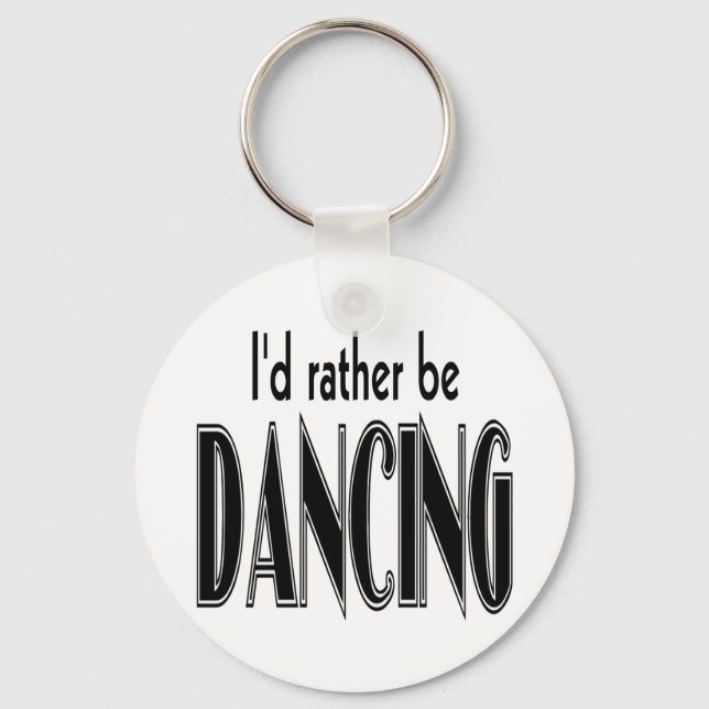 PORTE-CLÉS JE PRÉFÈRE DANSER (Recto)