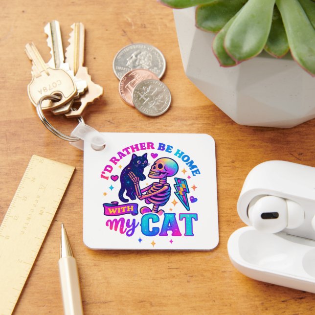 Porte-clés Je Préférerais Être À La Maison... (Bureau)