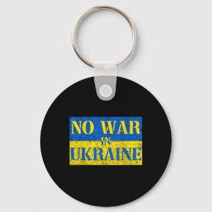 Porte-clés Je Prends Position Avec L'Ukraine Aucune Guerre En