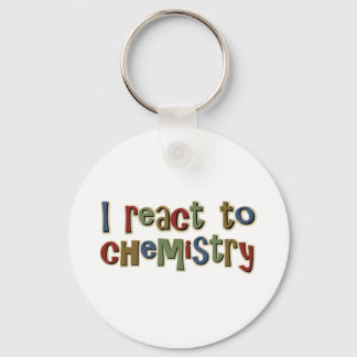 Porte-clés Je Réagis À La Chimie Drôle
