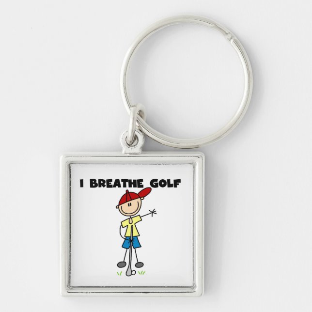Porte-clés Je respire Golf (Devant)