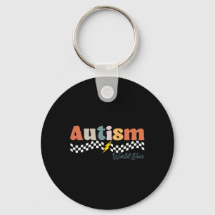 Porte-clés Je Rock Spectrum Autism World Tour Autism Aware
