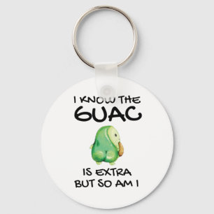 Porte-clés Je Sais Que Le Guac Est Extra Mais Moi Aussi