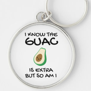 Porte-clés Je Sais Que Le Guac Est Extra Mais Moi Aussi