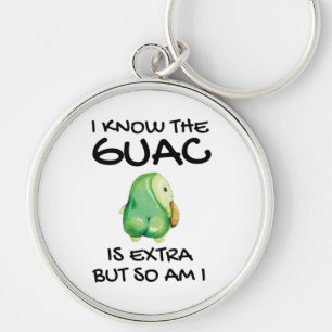 Porte-clés Je Sais Que Le Guac Est Extra Mais Moi Aussi