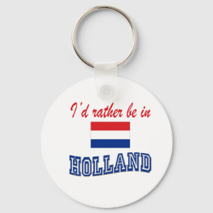 Porte-clés Je serais plutôt en Hollande