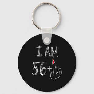 Porte-clés Je Suis 56 Plus 1 Drôle Pour Un 56e Anniversaire P