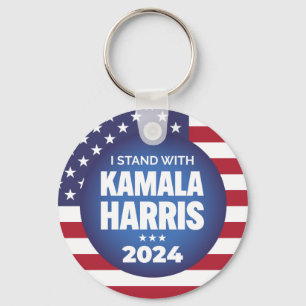 Porte-clés Je Suis Avec Kamala Harris 2024